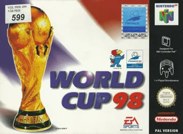 World Cup 98 (Europe) (En,Fr,De,Es,It,Nl,Sv,Da) box cover front